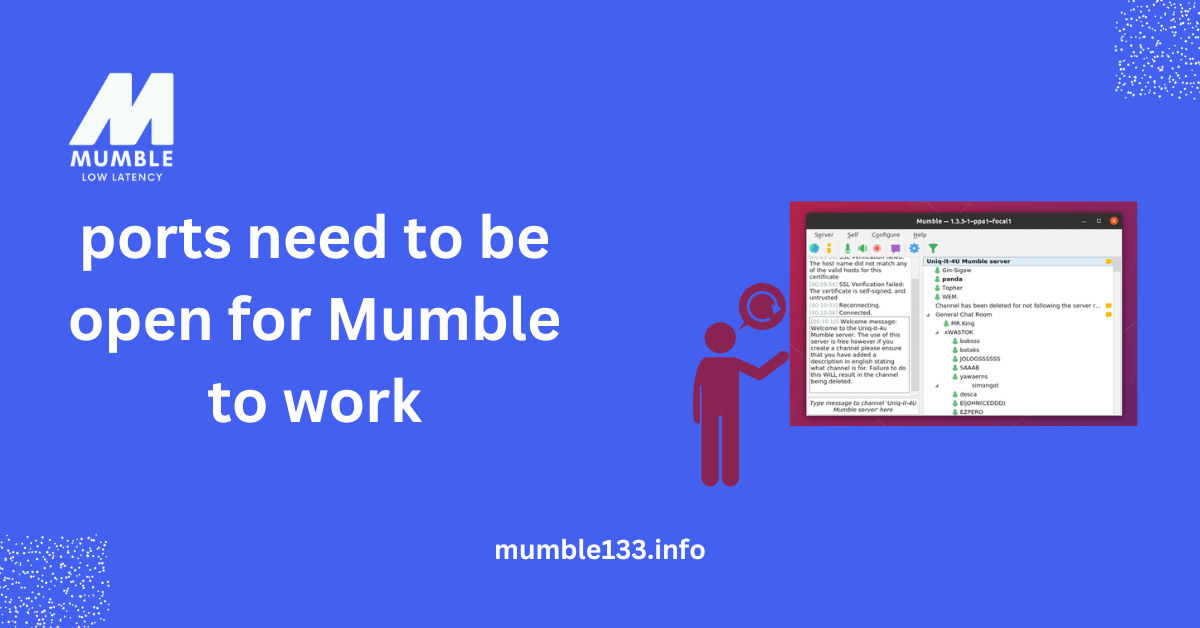 ports need to be open for Mumble to work